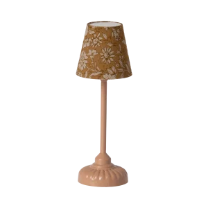 Maileg – Vintage floor lamp, Mouse – Dark powder