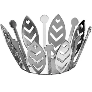 DIY Blad ljuslykta i silver