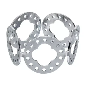 DIY Blomma Servettring 2-pack Silverkrom