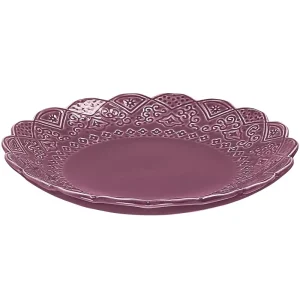 Assiett – plommon – serien Orient