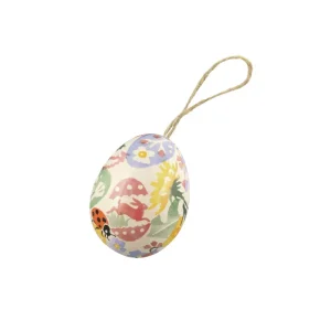 Hängande minipåskägg i plåt – Nyckelpigan