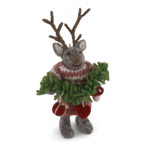 Gry & Sit – Small Grey Girly Deer Garland