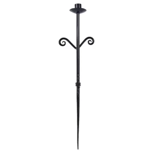 Väggljusstake – Svart