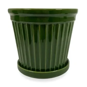 Kruka Terra stripe – Grön – XL