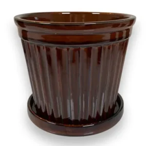 Kruka Terra stripe – Brun – XL