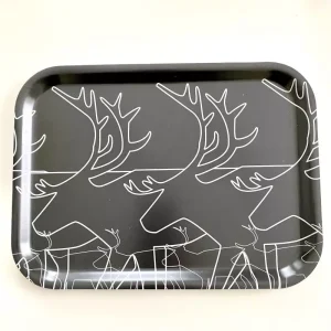 Bricka 27*20 cm – Grå Ren