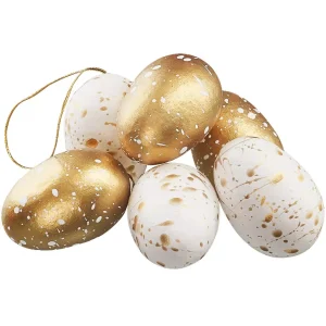 Ägg till påskriset i serien Stänk – 6 cm – Guld