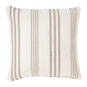 Utomhus kudde i PET – Randig Taupe