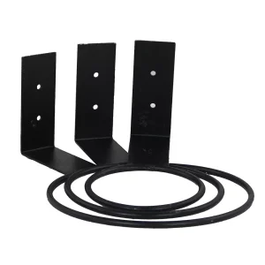 Krukhållare vägg – Svart – fl. strl