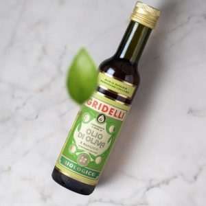 Gridelli – Olio di Oliva e basilico 250 ml