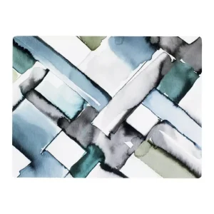 Bordstablett i PET – Fläta gråblå