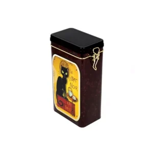 Le chat noir – Plåtburk med spännlock – Tea Time
