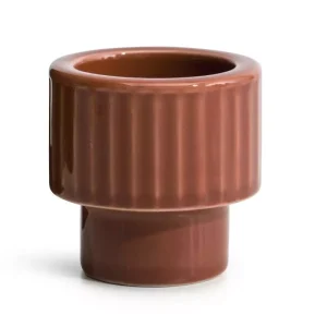 Äggkopp/Ljuslykta – terracotta – Coffee & More