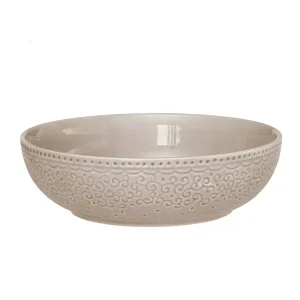 Skålrik – nougat – serien Orient – Ø 16 x 5 cm