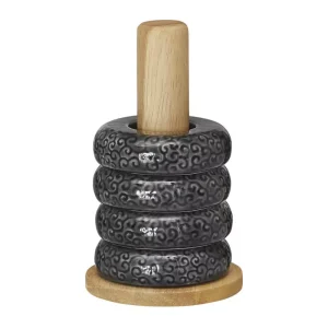 Äggkopp 4-p m. ställ – asfalt – Serien orient