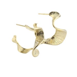 Aqua Dulce – Örhängen Rhumba 25mm Guld