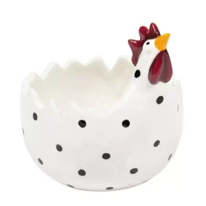 Skål Höna – Vit – 11 cm