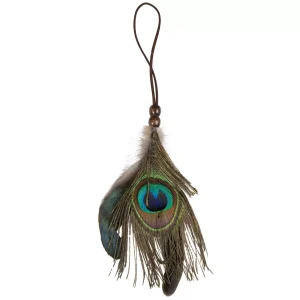 Påfågelfjäder – dekoration