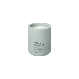 Doftljus Fraga Basil & Bergamot, Pine Grey – Ø9 cm