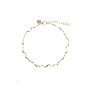 Aqua Dulce – Armband Rhumba Slim, Guld