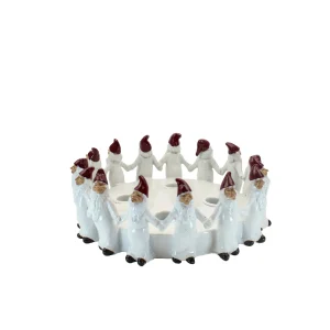 Adventsljusstake – Tomtering – Ø23 – h8,5 cm