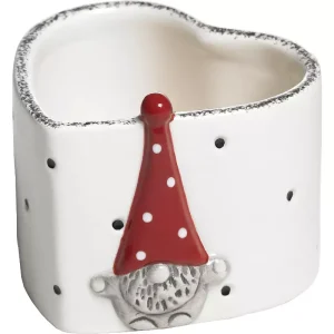 Skål hjärta tomten Hugo – ø 7cm