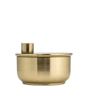 Burk/Ljushållare Biot Guldfärgad