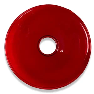 Ljusmanschett Röd – 12 cm