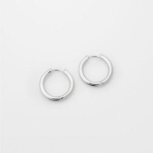 Syster P – Örhänge Beloved Fat Big Hoops Silver