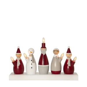 Adventsljusstake – Tomtefamilj