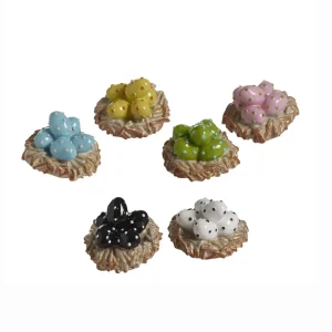 Påskägg i näste – 3,5 cm – Fl. färger