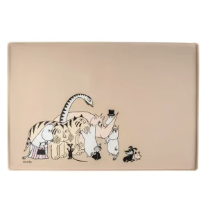 Sillikonunderlägg Mumin – 60x40cm – Beige