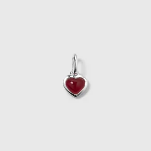 Syster P – Beloved Heart Pendant Silver, Pink Quartz