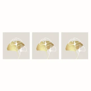 Servett Golden Gingko Taupe – 3 st 20pack