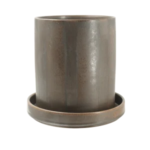 Paradisverkstaden – Kruka Slät Rand Mini Brun/Brun