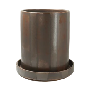 Paradisverkstaden – Kruka Slät Rand Liten Brun/Brun