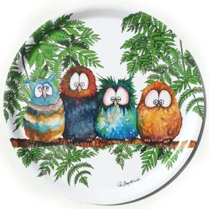Bricka Ugglorna – Ø 38cm