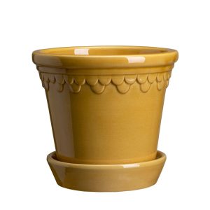 Bergs Potter – Glaserad Kruka Copenhagen Amber