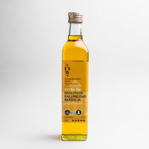 Gunnarshögs Gård – Extra Fin Ekologisk Kallpressad Rapsolja 500 ml