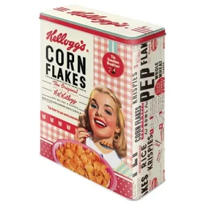 Plåtburk – XL Kelloggs Girl