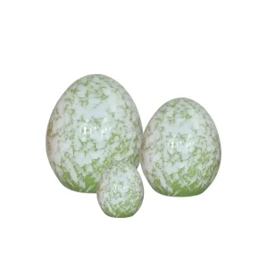 Porslinsägg – Grön – fl. strl