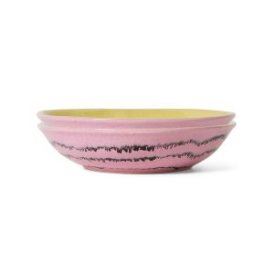 HKLIVING – 70s Ceramics Curry Bowls 2-pack, Bubble