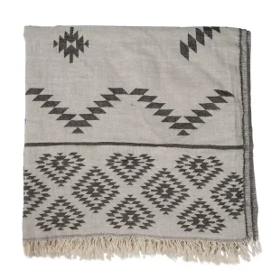 Tunn hamamhandduk/pläd i bomull – Cleaona