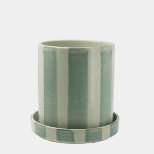 Paradisverkstaden – Kruka, slät, rand, liten, Lav/ Grön