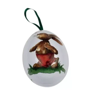 Hängande minipåskägg i plåt – Sjungande haren