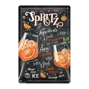 Plåtskylt – Aperol Spritz 20 x 30 cm
