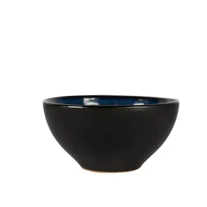 Skål/djup tallrik – skimrande havsblå – Giulia