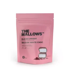 The Mallows – Blackcurrant + White Chocolate 90g