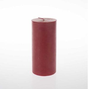 Vio – Blockljus Stearin Mörkröd 9,6X20 cm